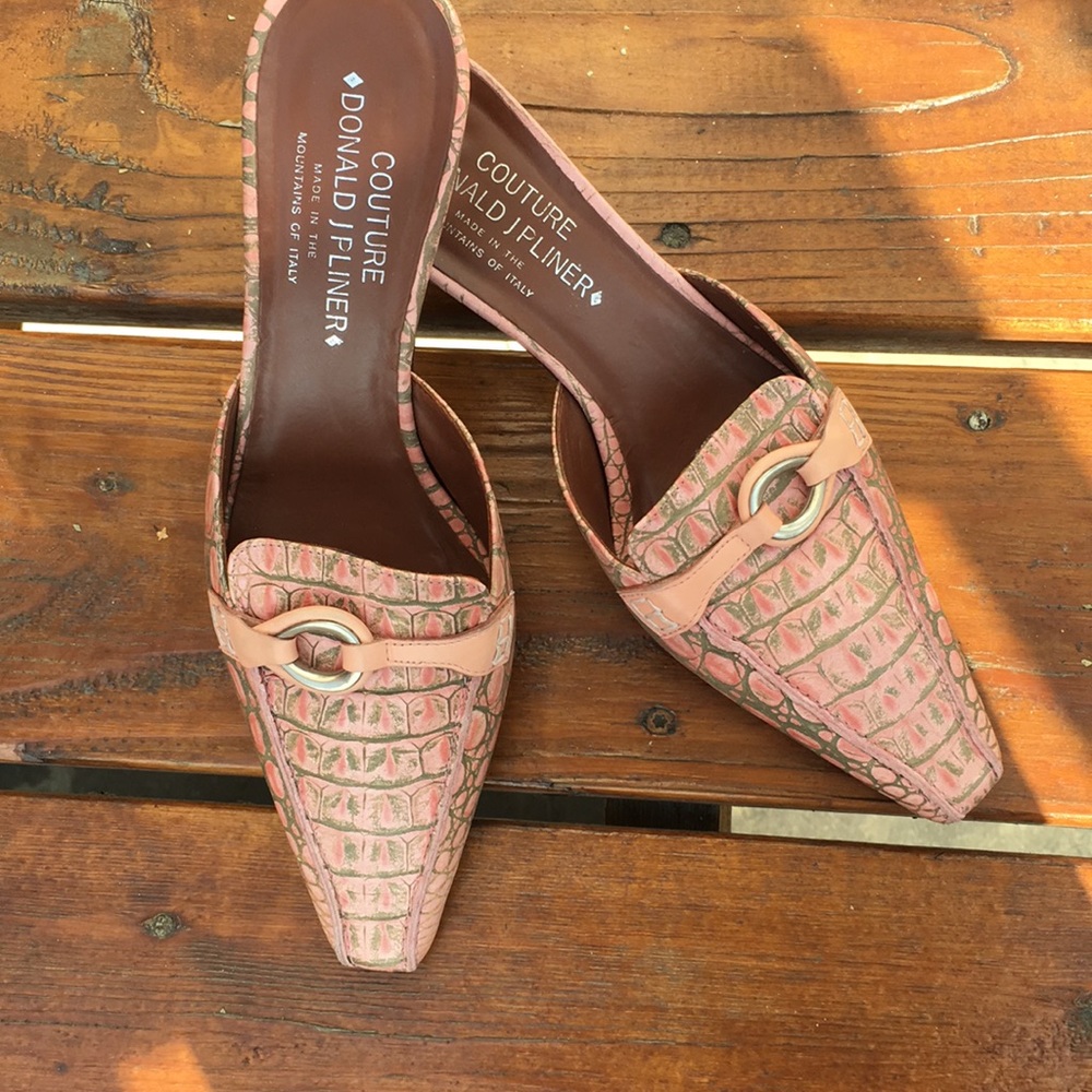 Donald J Pliner Couture kitten heel mule 8.5
